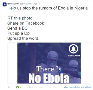 ebola rumours twtr